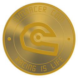 Simracer CoinLOGO