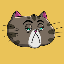 The Blinking AI Cat - CatfatherLOGO